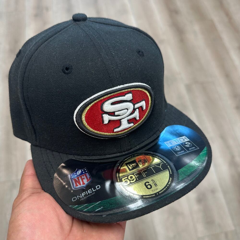 New Era 59FIFTY San Francisco 49ers fitted hat Cap sz 6 5/8 B25